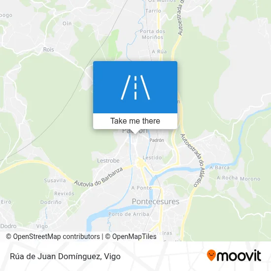 Rúa de Juan Domínguez map