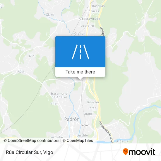 Rúa Circular Sur map