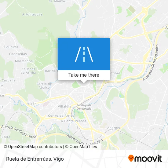 Ruela de Entrerrúas map