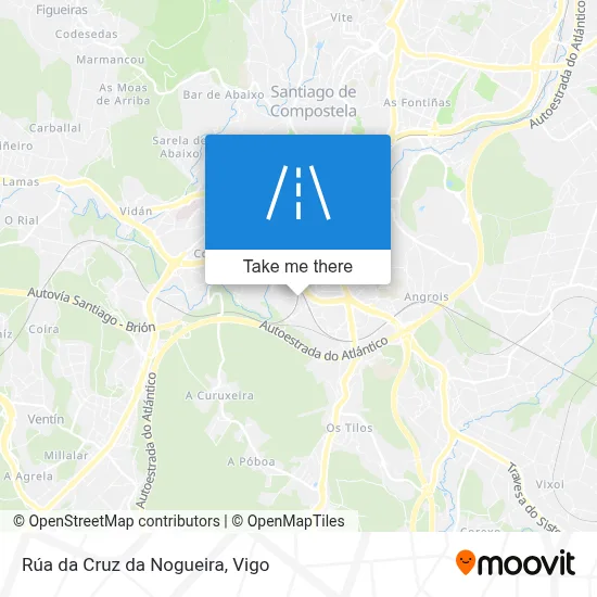 Rúa da Cruz da Nogueira map