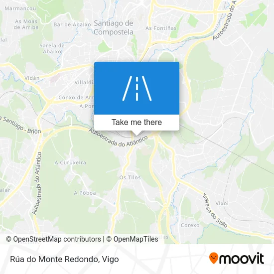 Rúa do Monte Redondo map