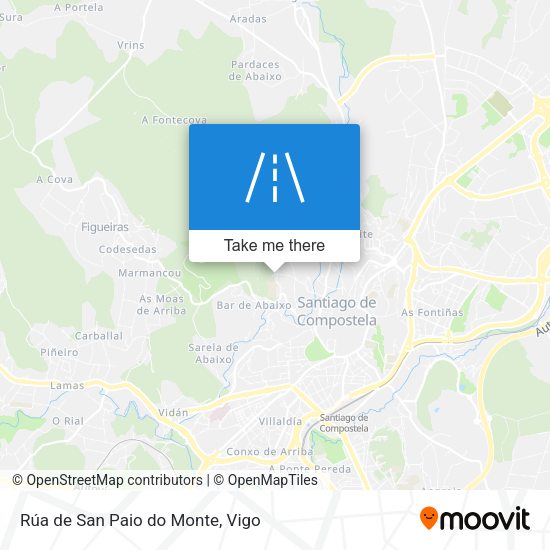 Rúa de San Paio do Monte map