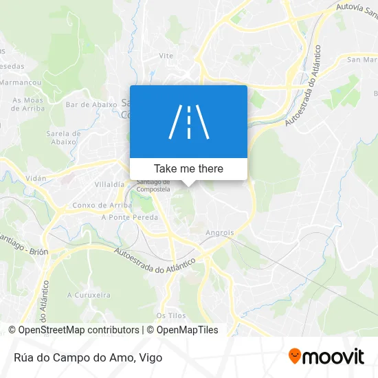 Rúa do Campo do Amo map