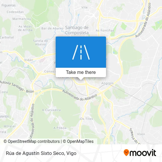 Rúa de Agustín Sixto Seco map