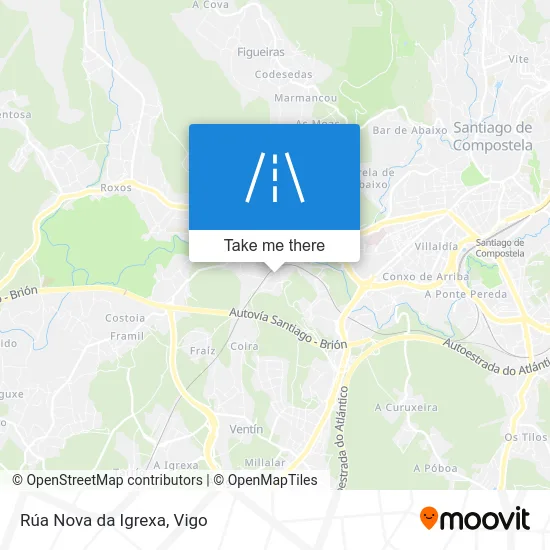 Rúa Nova da Igrexa map
