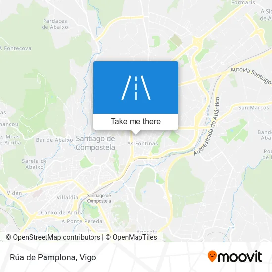 Rúa de Pamplona map