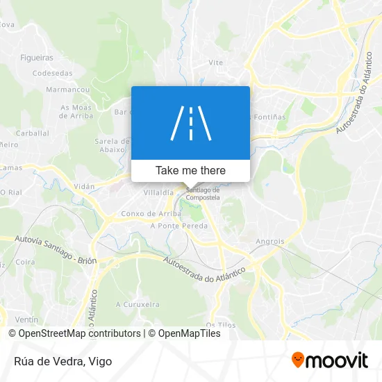Rúa de Vedra map