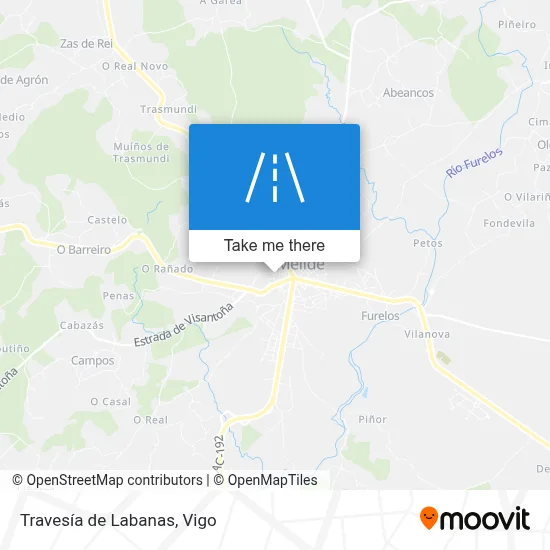 Travesía de Labanas map