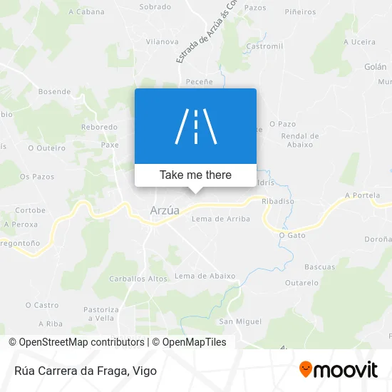 Rúa Carrera da Fraga map