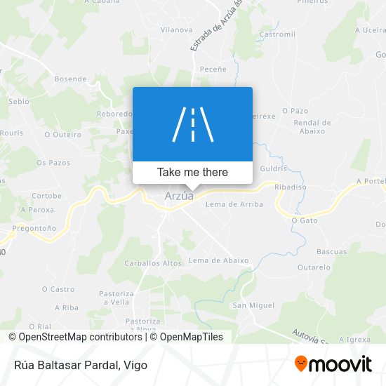 Rúa Baltasar Pardal map