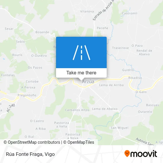 Rúa Fonte Fraga map