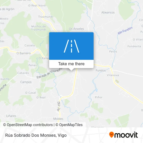 Rúa Sobrado Dos Monxes map