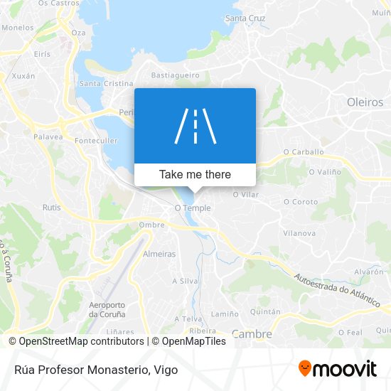 Rúa Profesor Monasterio map