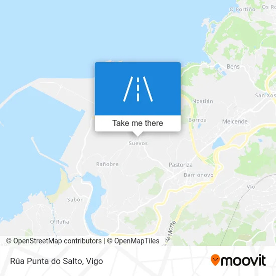 Rúa Punta do Salto map