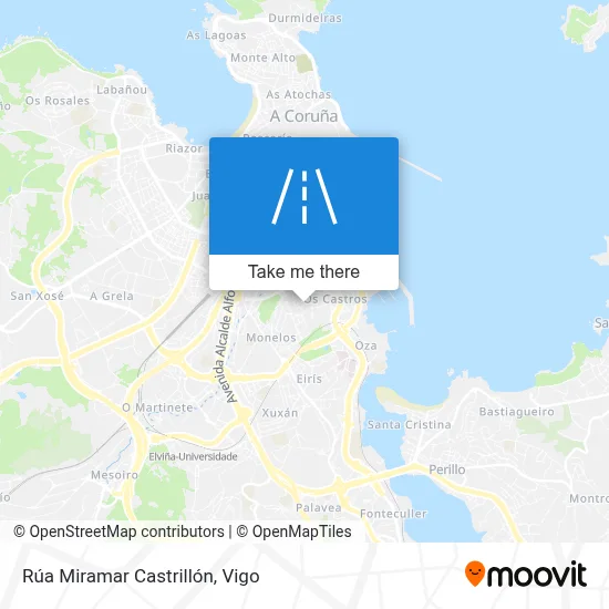 Rúa Miramar Castrillón map