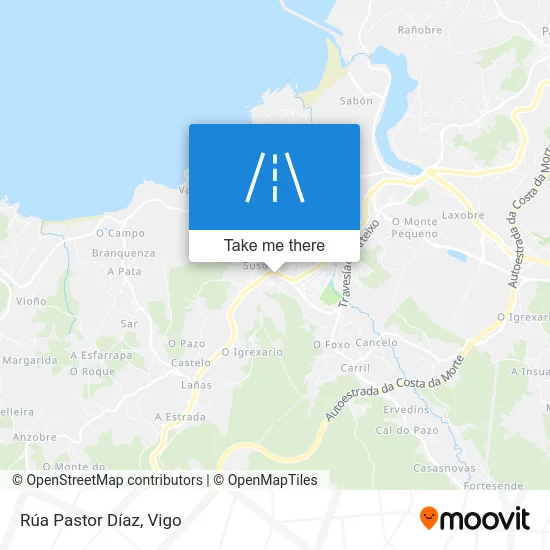 Rúa Pastor Díaz map