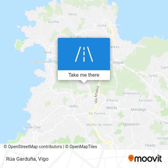 Rúa Garduña map