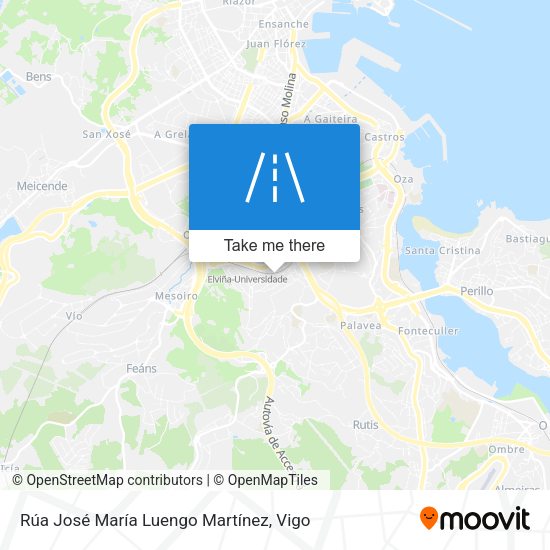 Rúa José María Luengo Martínez map
