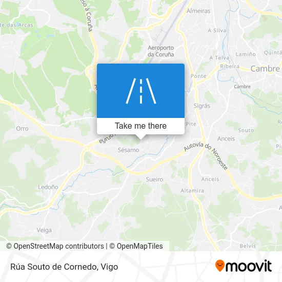 Rúa Souto de Cornedo map
