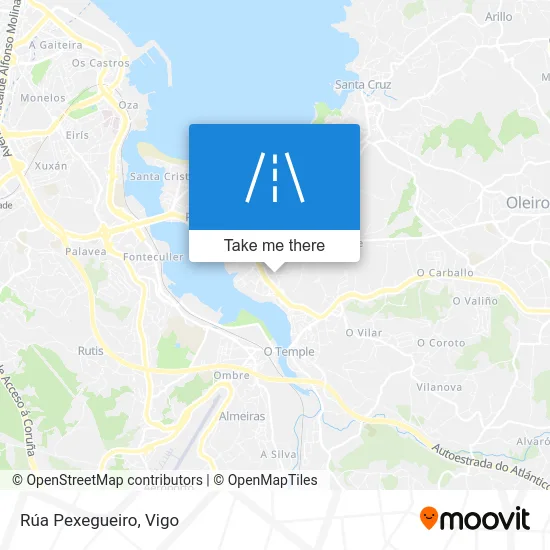 Rúa Pexegueiro map