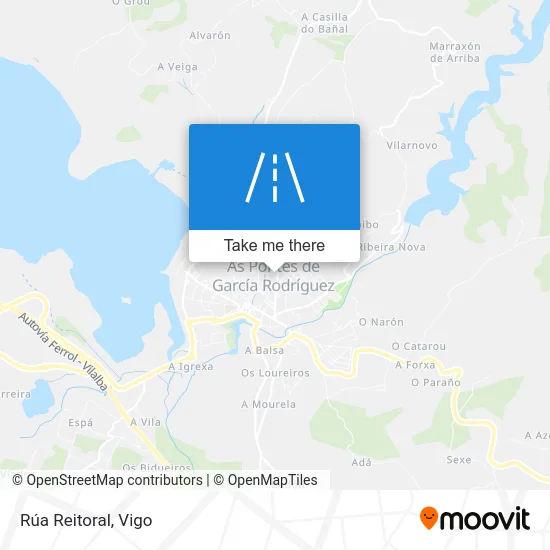 Rúa Reitoral map