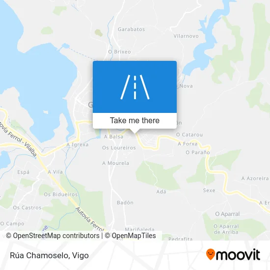 Rúa Chamoselo map