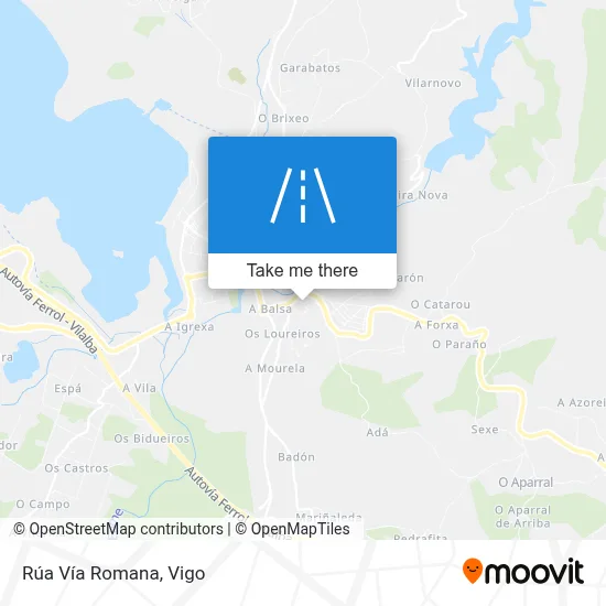 Rúa Vía Romana map