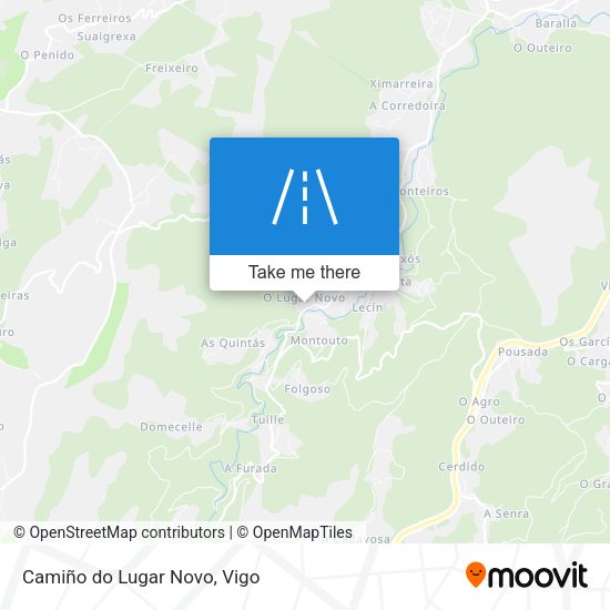 Camiño do Lugar Novo map