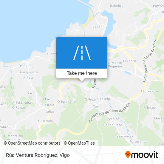 Rúa Ventura Rodríguez map