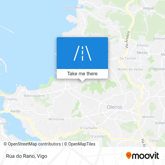 Rúa do Rano map
