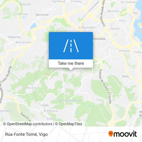 Rúa Fonte Tomé map