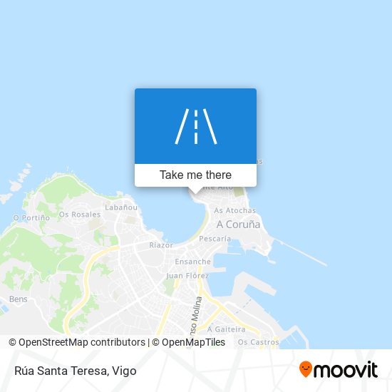 Rúa Santa Teresa map