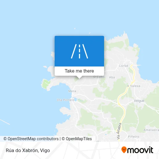 Rúa do Xabrón map