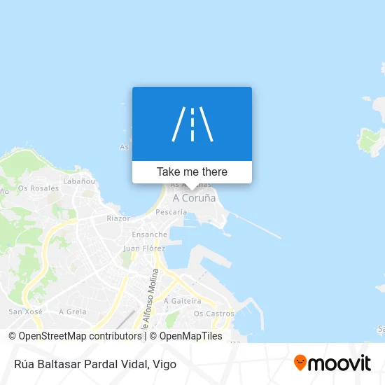 Rúa Baltasar Pardal Vidal map