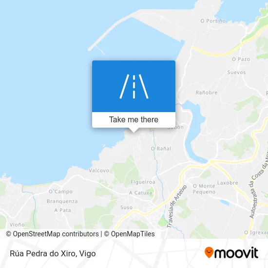 Rúa Pedra do Xiro map