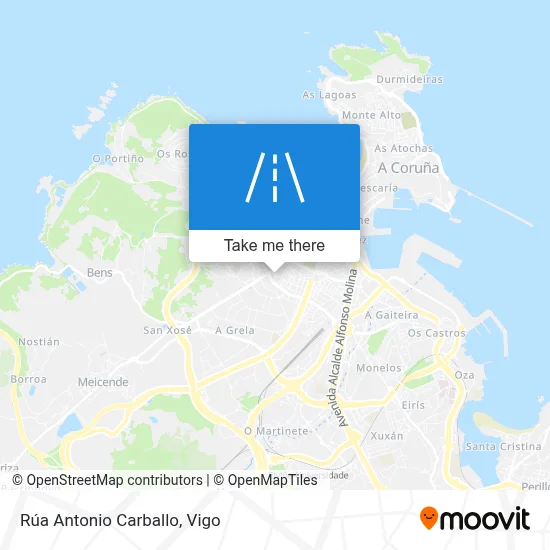 Rúa Antonio Carballo map