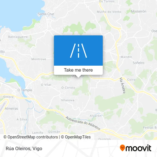 Rúa Oleiros map