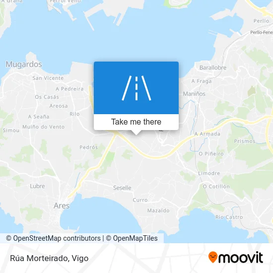 Rúa Morteirado map