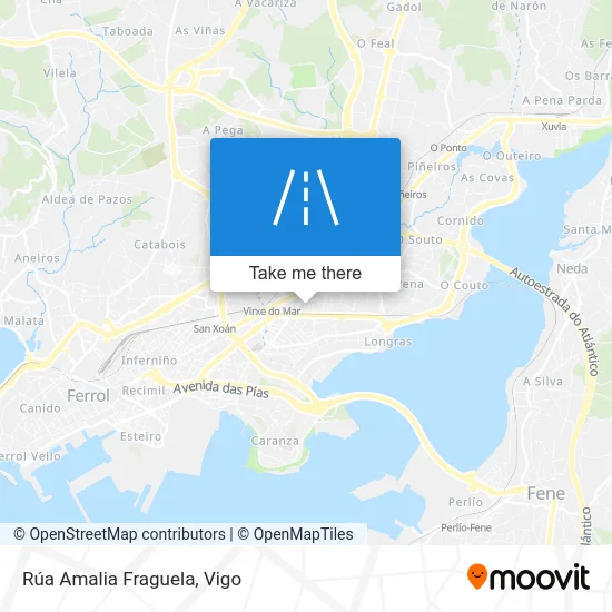 Rúa Amalia Fraguela map