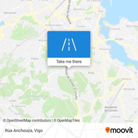 Rúa Anchouza map