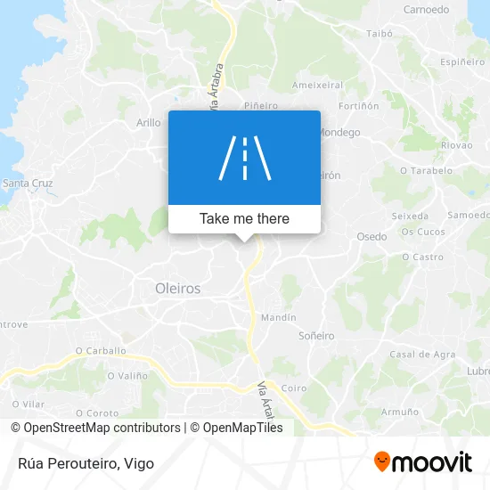 Rúa Perouteiro map