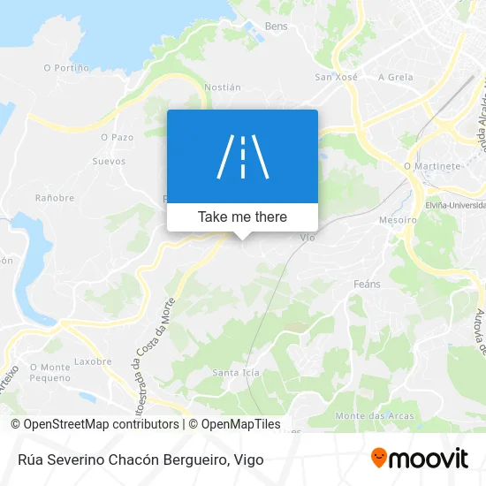 Rúa Severino Chacón Bergueiro map