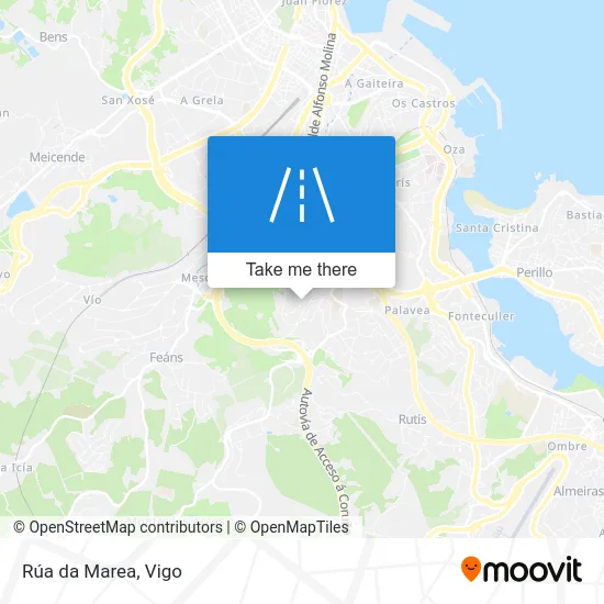 Rúa da Marea map