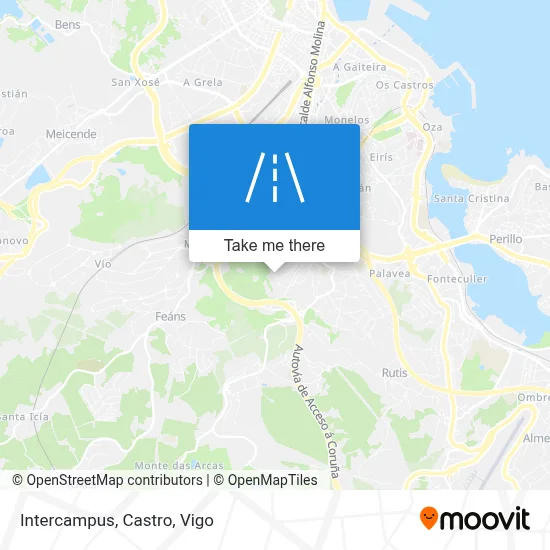 Intercampus, Castro map