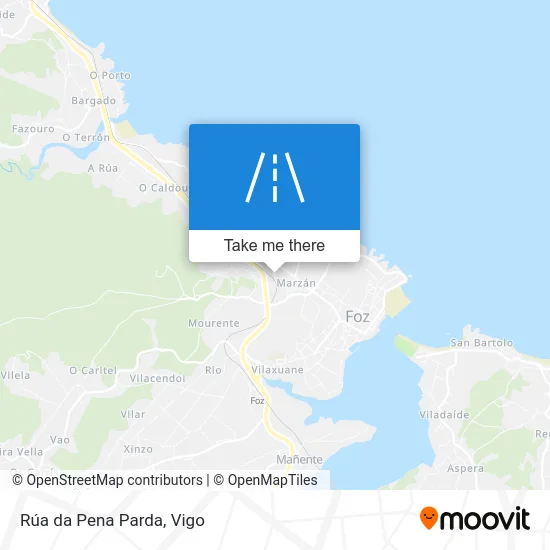 Rúa da Pena Parda map