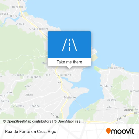 Rúa da Fonte da Cruz map