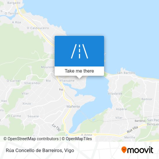 Rúa Concello de Barreiros map
