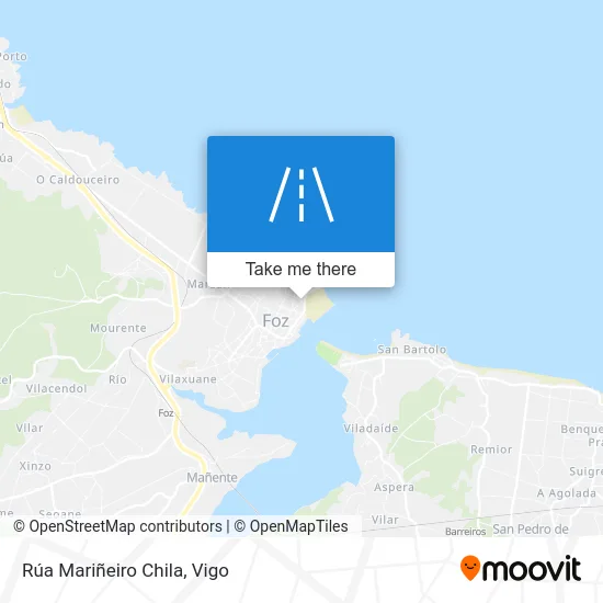 Rúa Mariñeiro Chila map