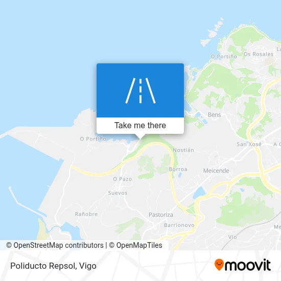 Poliducto Repsol map