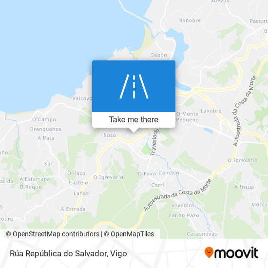 Rúa República do Salvador map